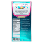 Auro Milk Salted Peanut 47% turquoise pink wrapper with festive masks