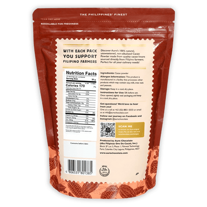 Auro Unsweetened Natural Cacao Powder 100%