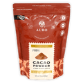 Auro unsweetened natural cacao powder in red resealable pouch