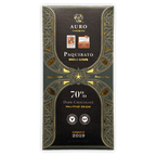 Auro Reserve Paquibato 70% dark chocolate bar in black gold foil wrap