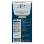 Auro White Chocolate 32% bar in blue silver tropical packaging