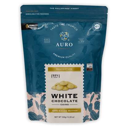 Auro White Chocolate Coins 32%