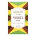 Baiani Dark w/ Caipirinha 65% chocolate bar wrapper with vibrant geometric pattern