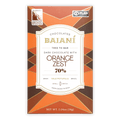 Baiani dark chocolate bar with orange zest, 70% cacao