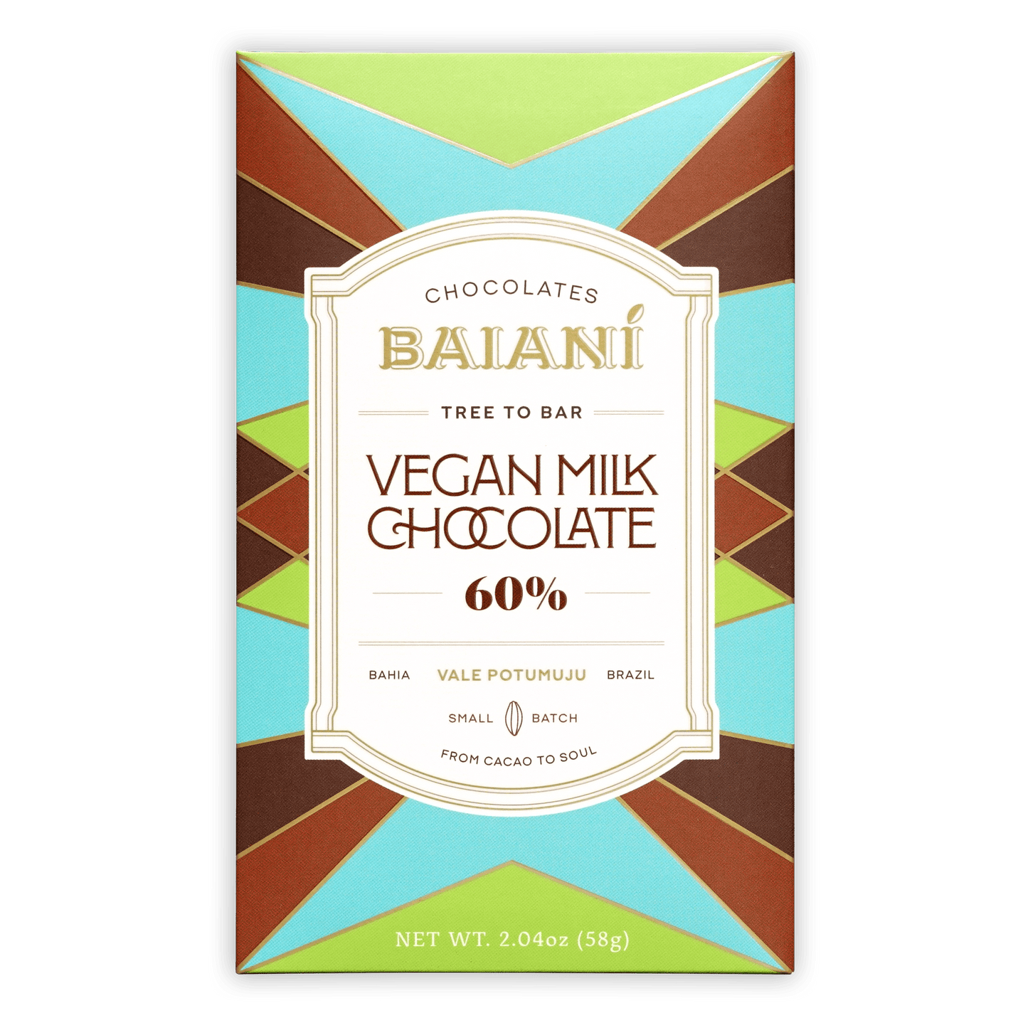 Baiani Vegan Milk Chocolate 60%