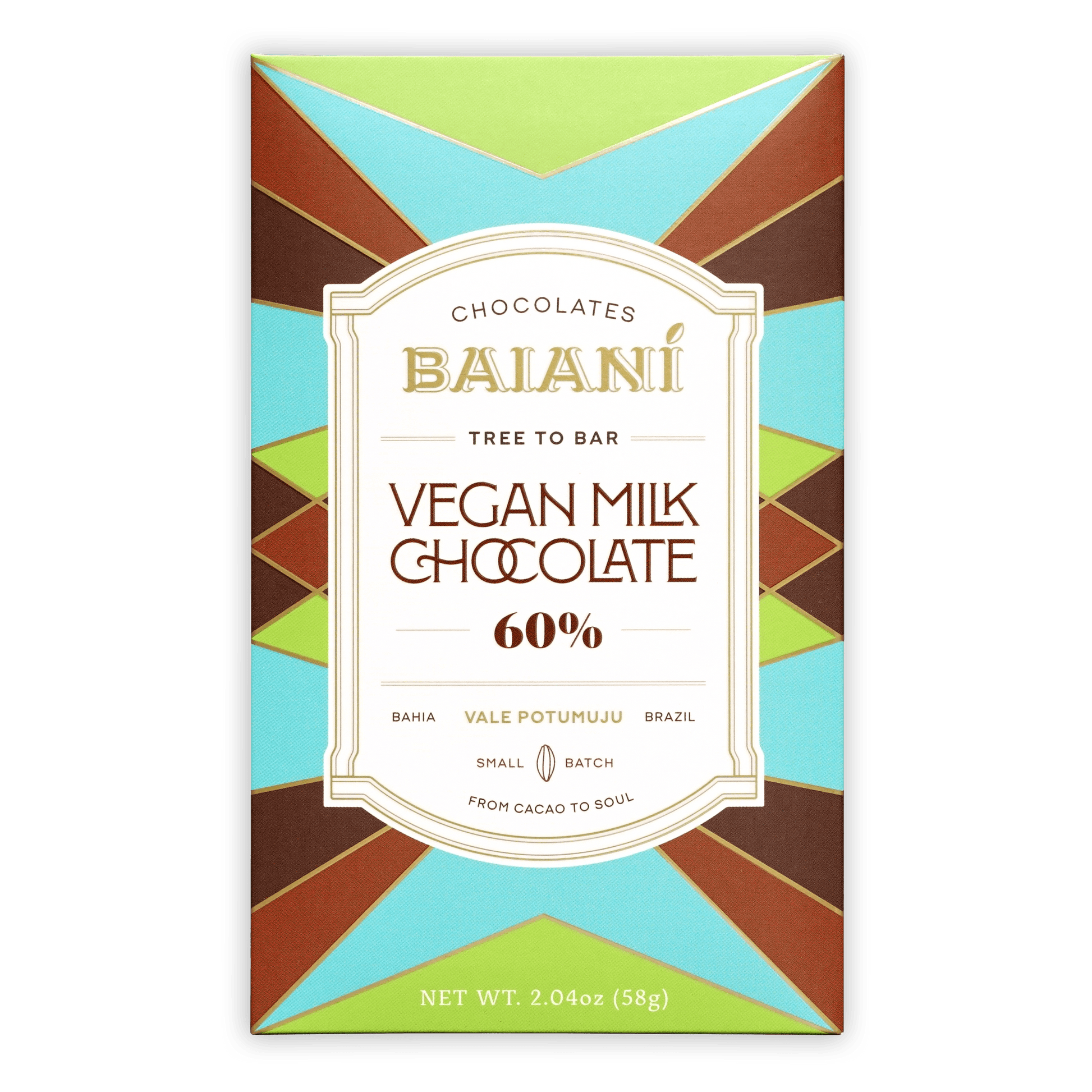 Baiani Vegan Milk Chocolate 60%