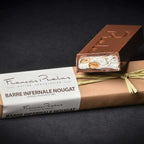 Pralus Infernale Nougat Bar with milk chocolate, nougat, almonds, pistachios