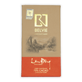 Belvie Lam Dong 70% dark chocolate bar with beige orange landscape wrapper