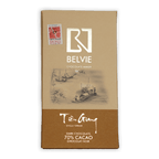 Belvie Tien Giang 70% dark chocolate bar with boats wrapper