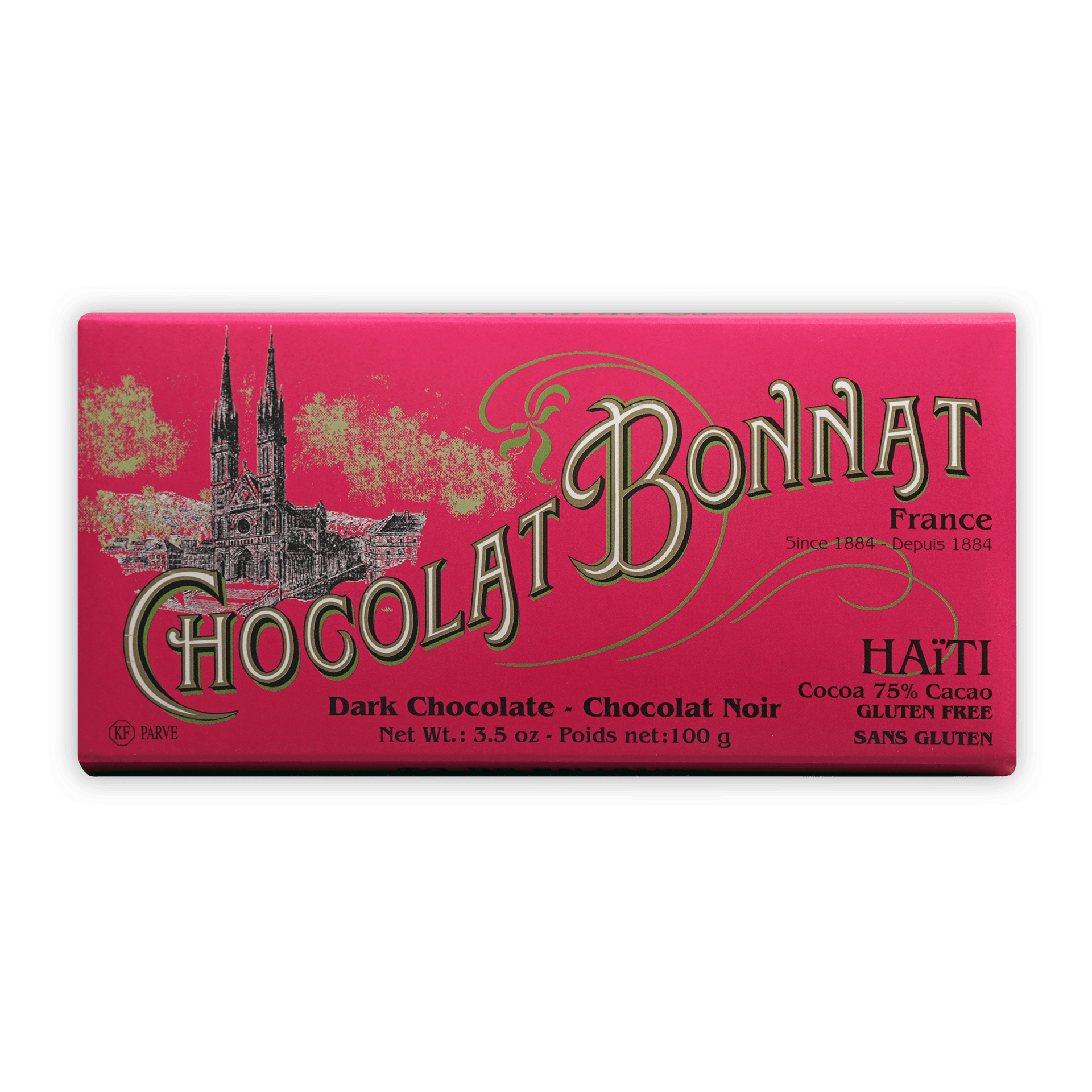 Chocolat Bonnat Géant des Brumes Uganda 75% Dark Chocolate Bar