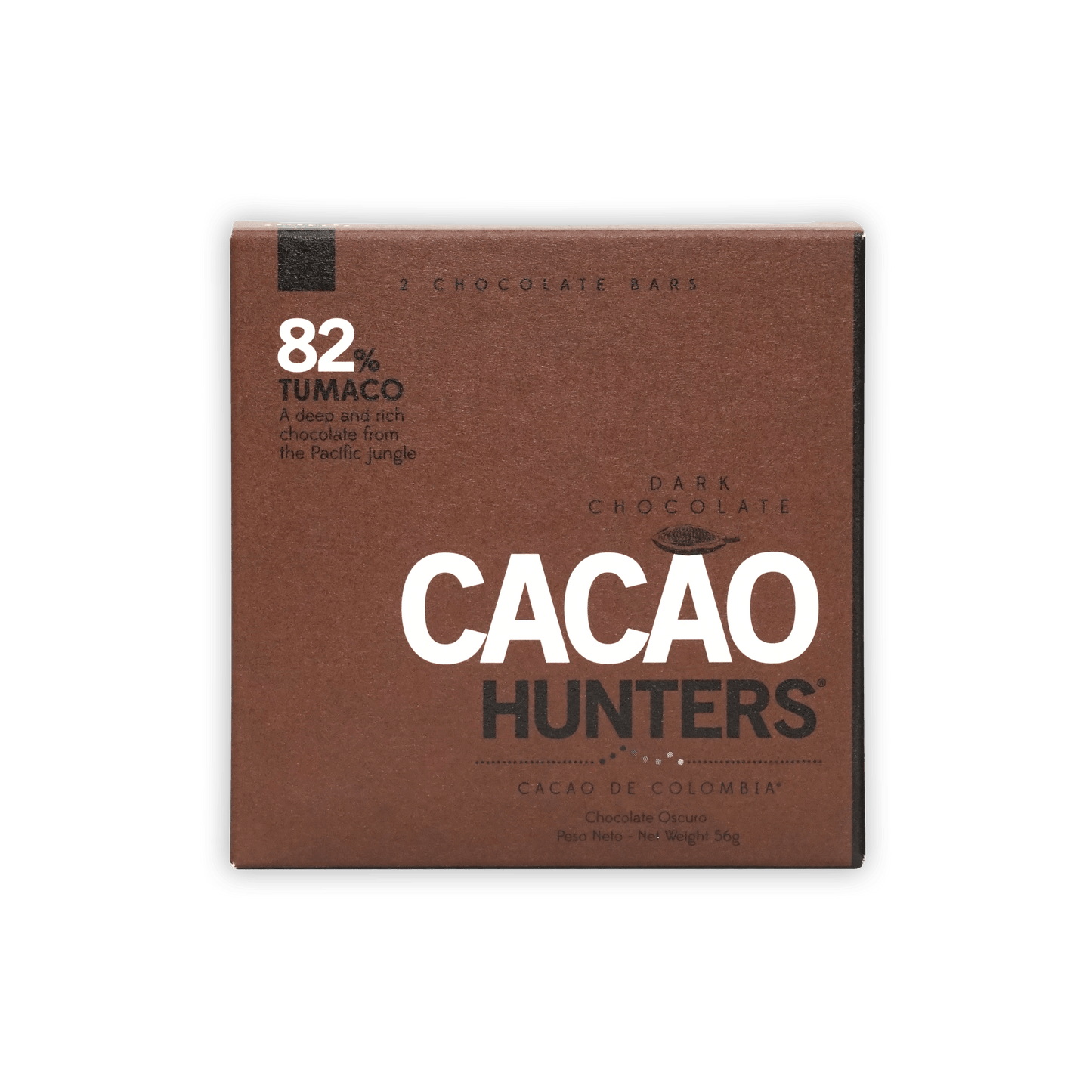 Cacao Hunters Tumaco 82%