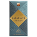 Cacaosuyo Cuzco 80% teal chocolate bar wrapper with gold label