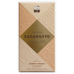 Cacaosuyo Milk Quinoa Crunch 40% bar with beige gold wrapper