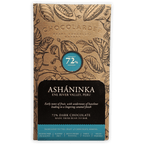 Chocolarder Ashaninka Dark 72% chocolate bar wrapper with botanical illustrations