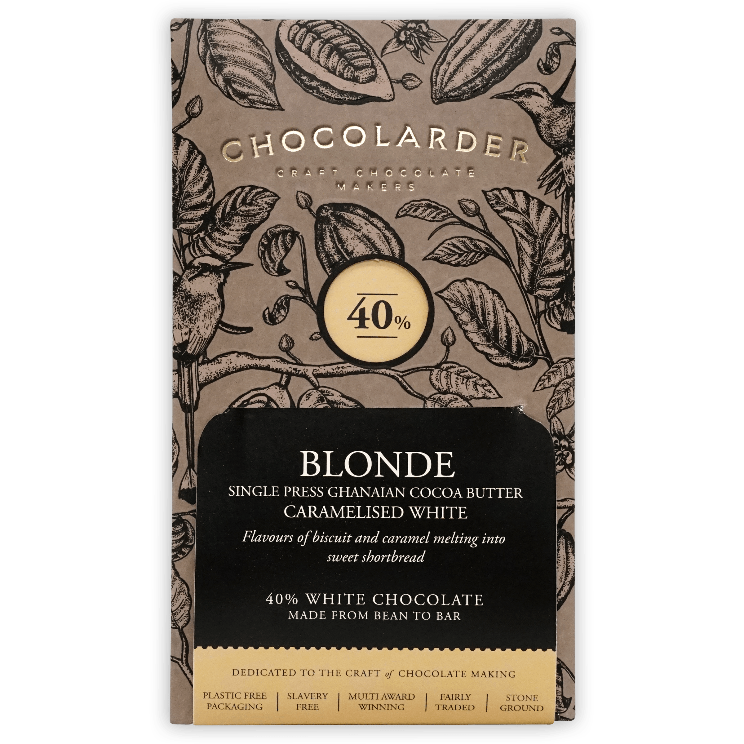 Chocolarder Wild Gorse Flower Milk Chocolate 50% – Bar & Cocoa Chocolarder Wild Gorse Flower Milk Chocolate 50% – Bar & Cocoa