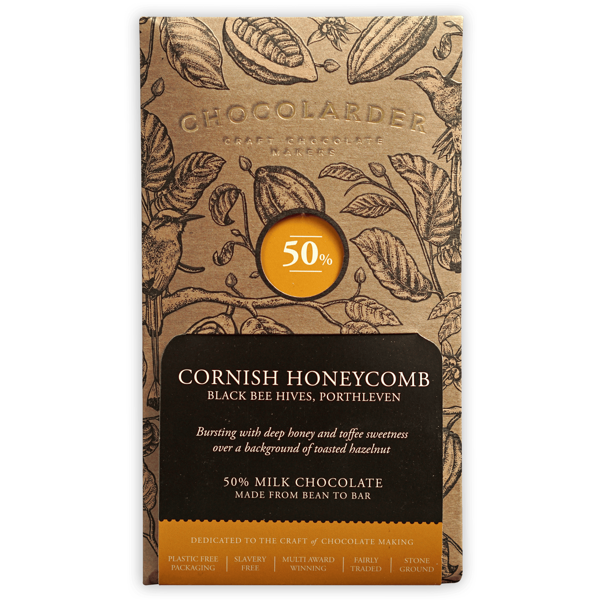 Chocolarder Cornish Honeycomb Milk 50%