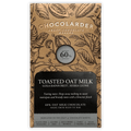 Chocolarder Toasted Oat Milk 60% bar in brown paper with botanicals