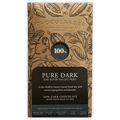 Chocolarder Pure Dark 100% chocolate bar wrapper with botanical illustrations