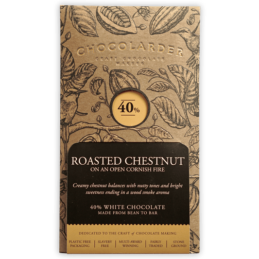 Chocolarder White Chocolate Roasted Chestnut 40% (Seasonal)