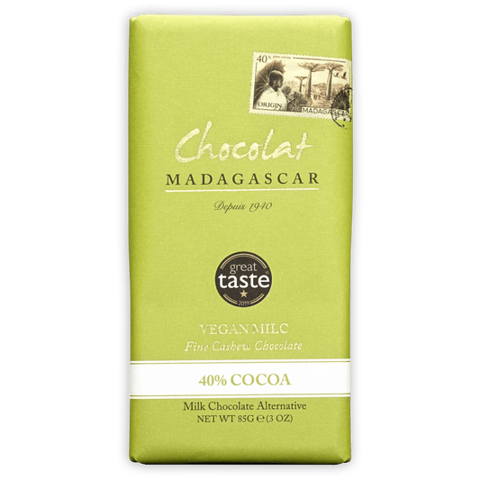 Chocolat Madagascar Vegan Cashew Milk Chocolate 40%