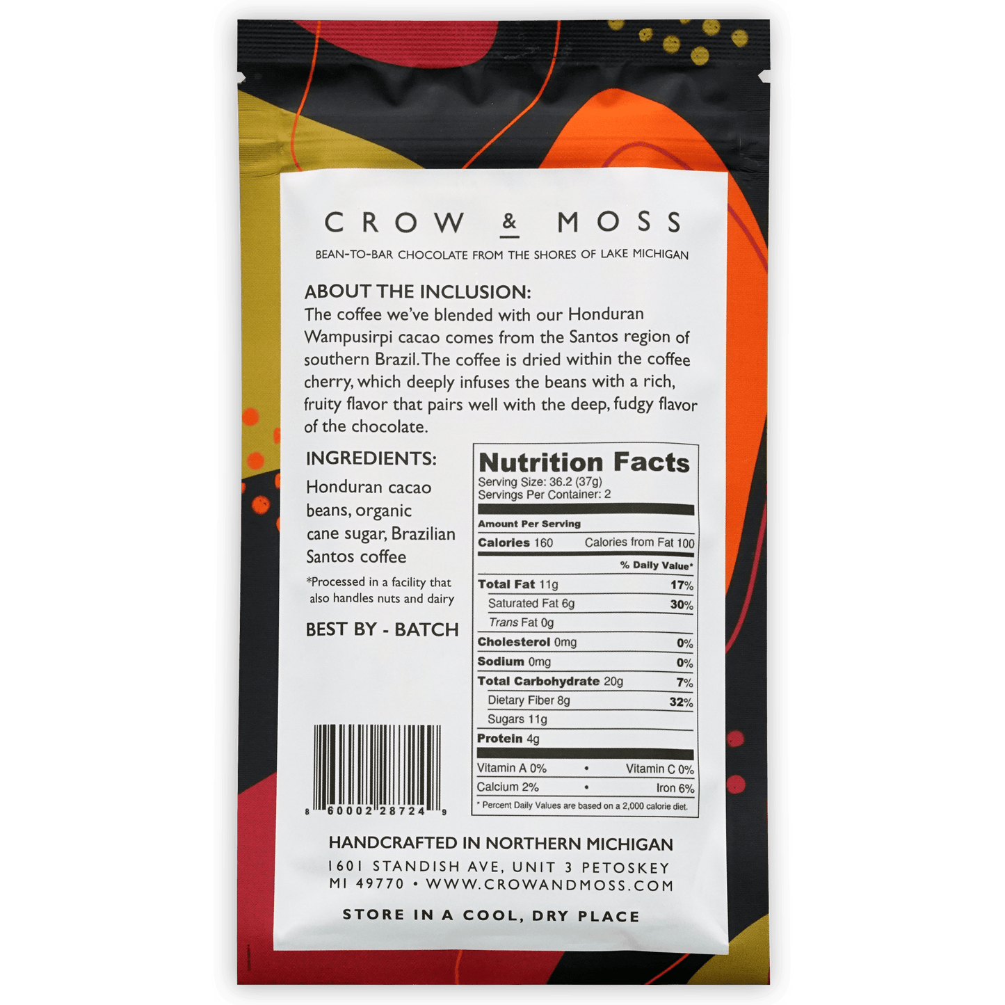 Crow & Moss Brazilian Santos Coffee 67%