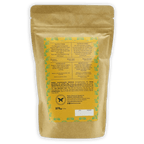Definite Chocolates organic vegan bar pouch with yellow leaf label