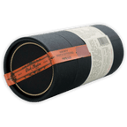 Dick Taylor 2010 black cylindrical chocolate-coated almonds packaging