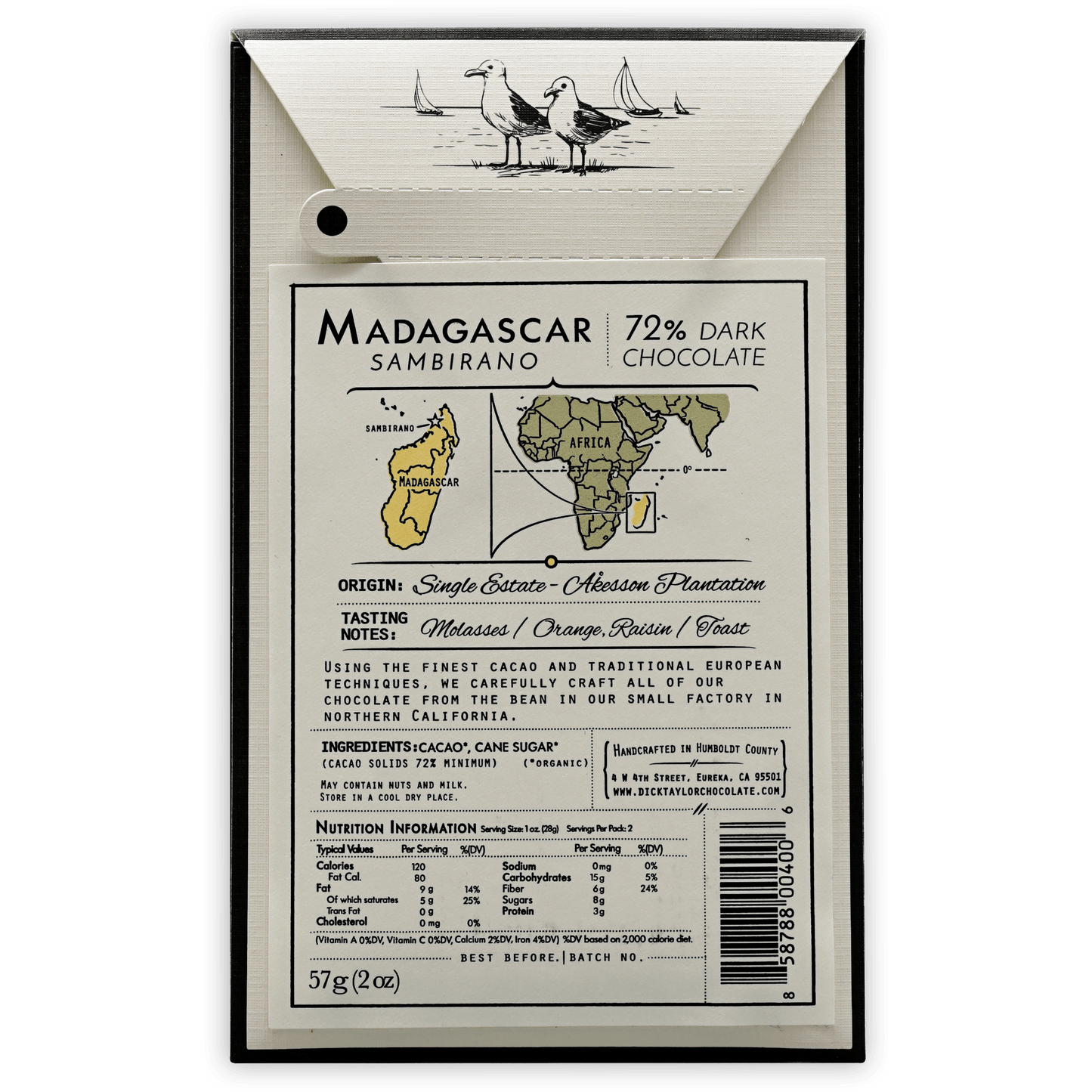 Dick Taylor Madagascar Sambirano 72%