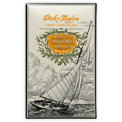 Dick Taylor Orange Bourbon Pecan 65% (Seasonal)