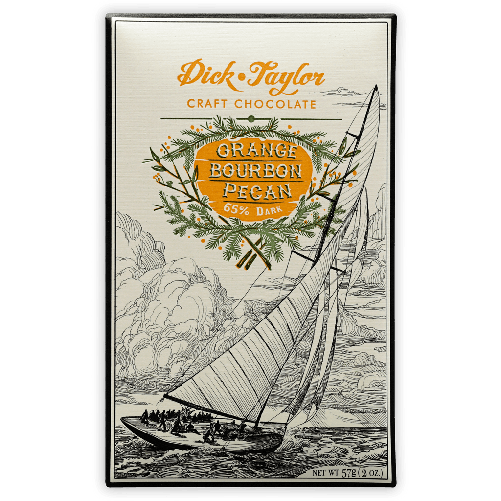 Dick Taylor Orange Bourbon Pecan 65% (Seasonal)