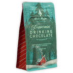 Dick Taylor Peppermint Drinking Chocolate bag with festive winter scene
