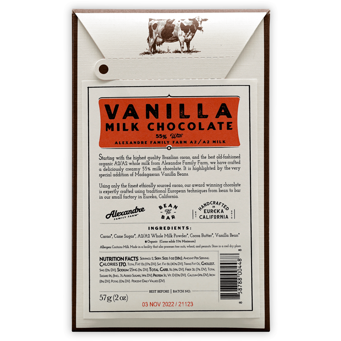 Dick Taylor Vanilla Milk Chocolate 55%