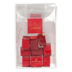 Red Domori il Gremino chocolate boxes in clear plastic bag