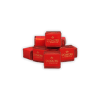 Domori Classic Gianduja Cremino Bag with red boxes, gold lettering and emblem