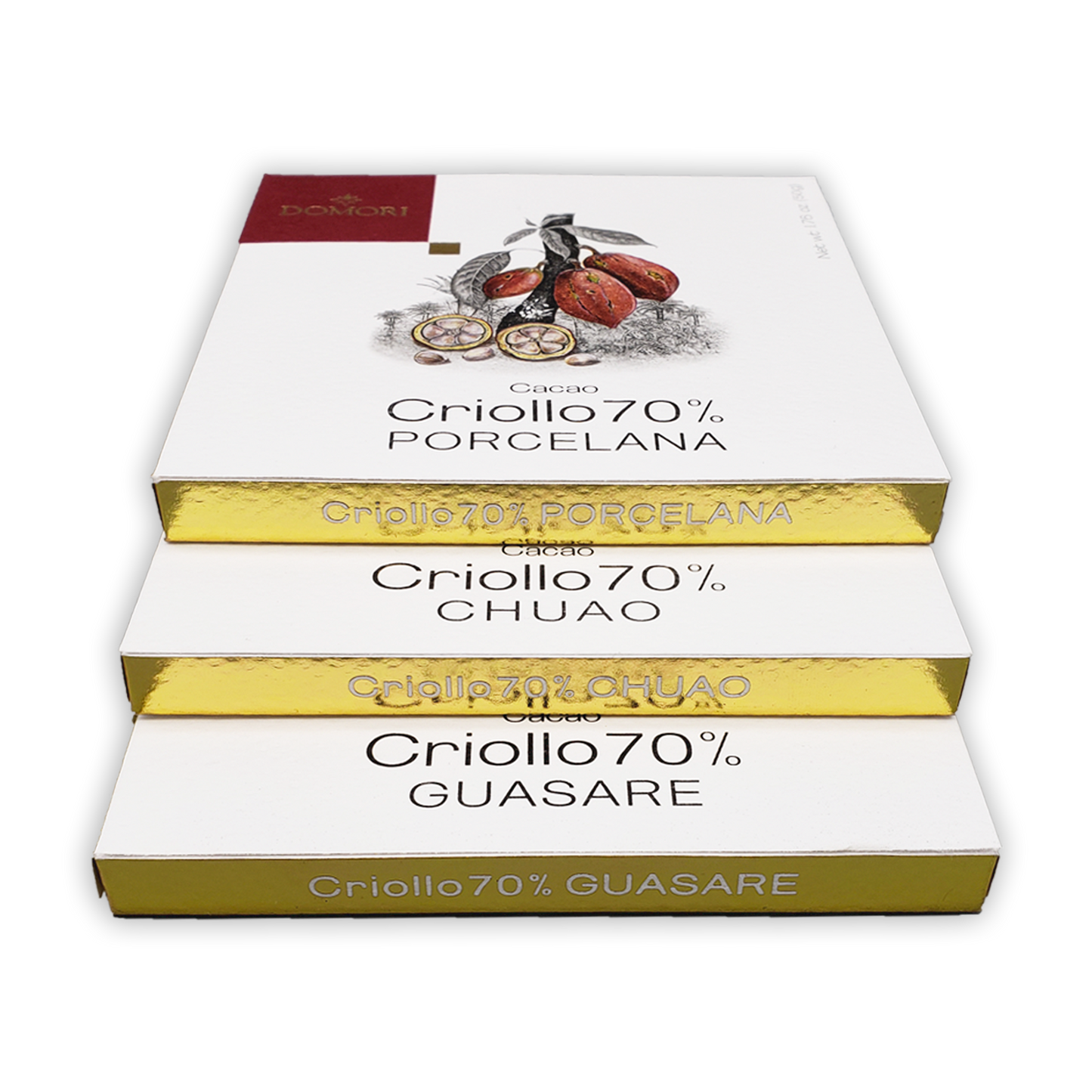 Domori Criollo Chocolate Bundle (3 Bars)