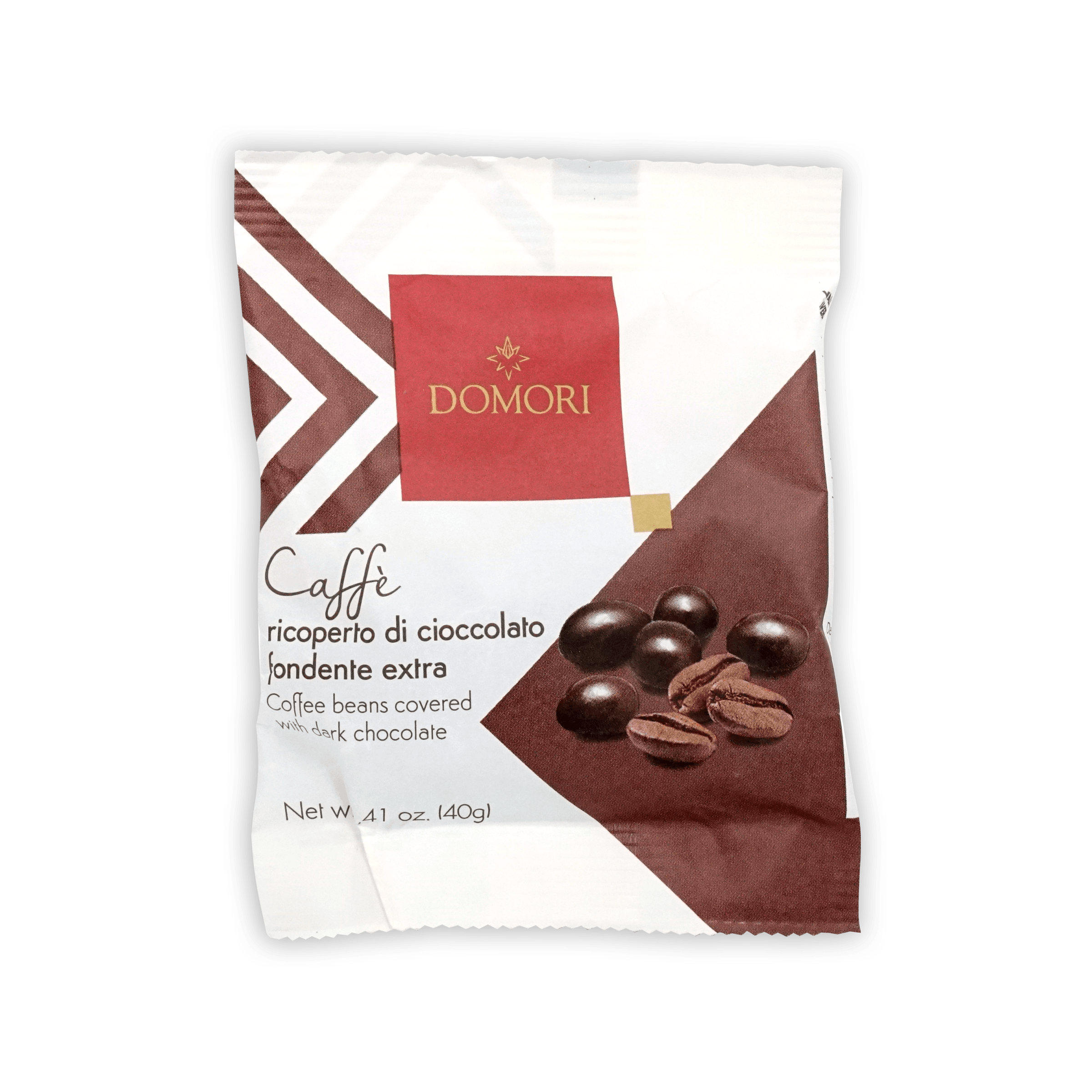 Domori Dragees chocolate covered coffee beans package