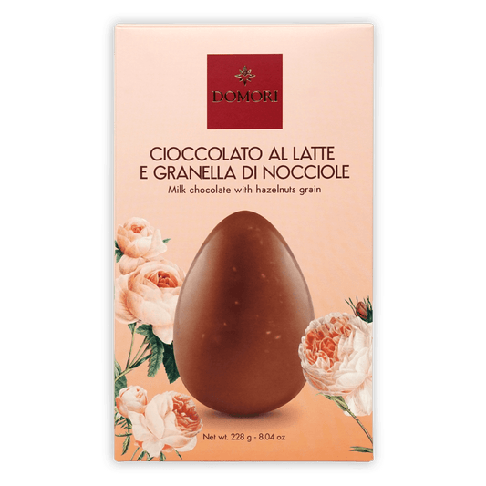 Domori Easter Egg Milk Chocolate w/ Hazelnut (Best by: 03/31/24)