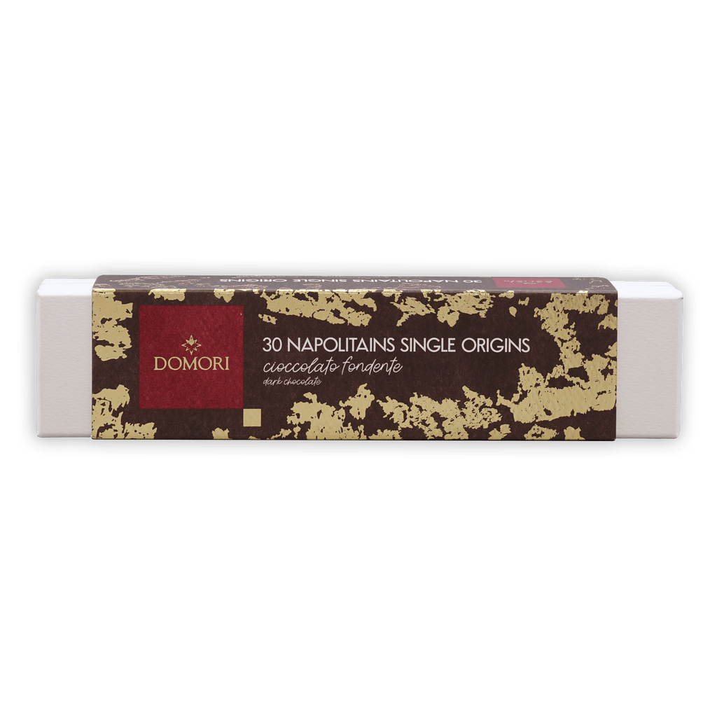 Domori gift box 30 single origin 70% dark chocolate napolitains