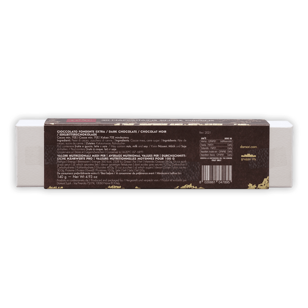 Domori Gift Box 30 Napolitains Single Origins 70% dark chocolate bar