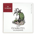 Domori Guasare Criollo 70% cacao bar in white maroon box