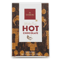 Domori gluten-free hot chocolate mix box with gold brown pattern
