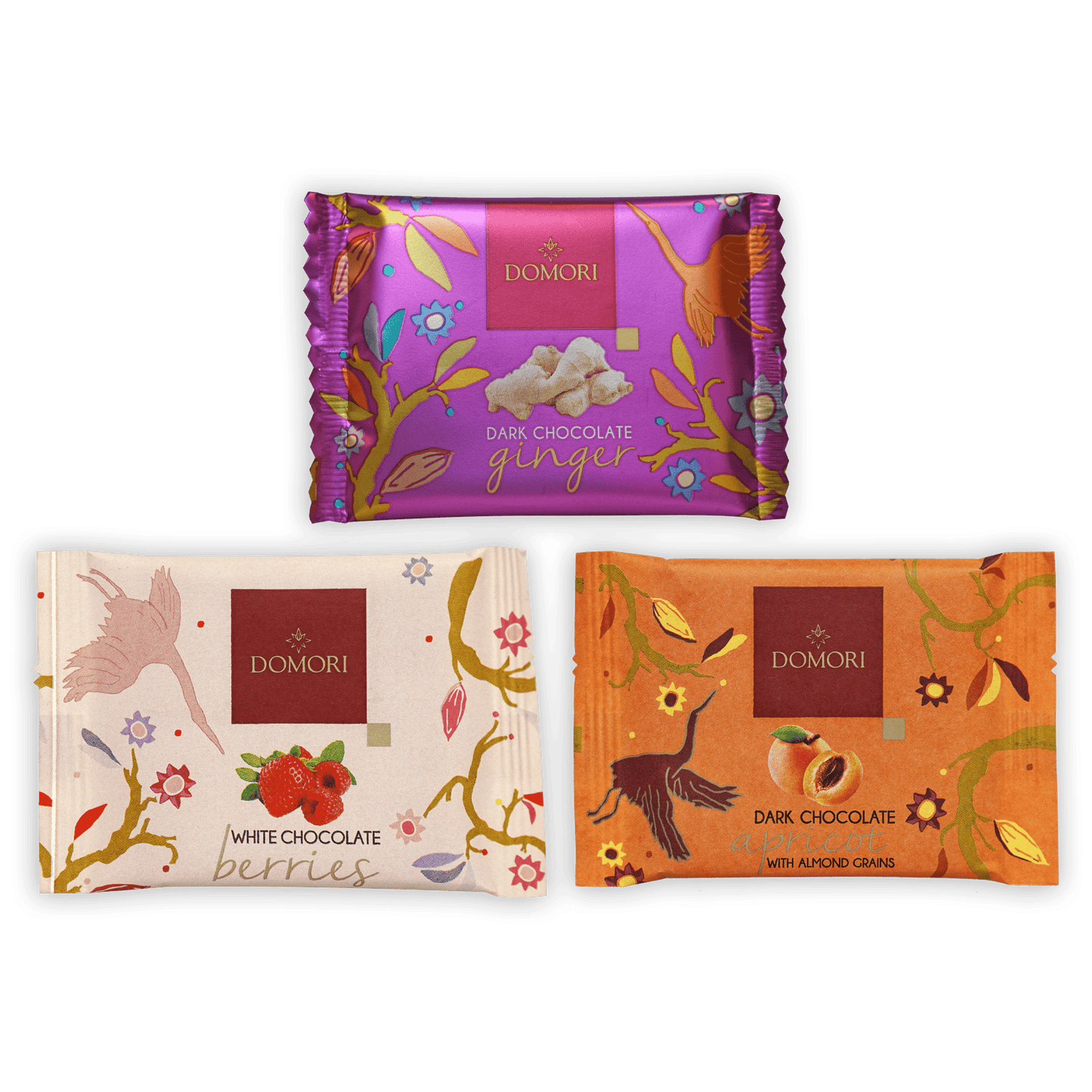 Domori Snack Bars Trio Bundle