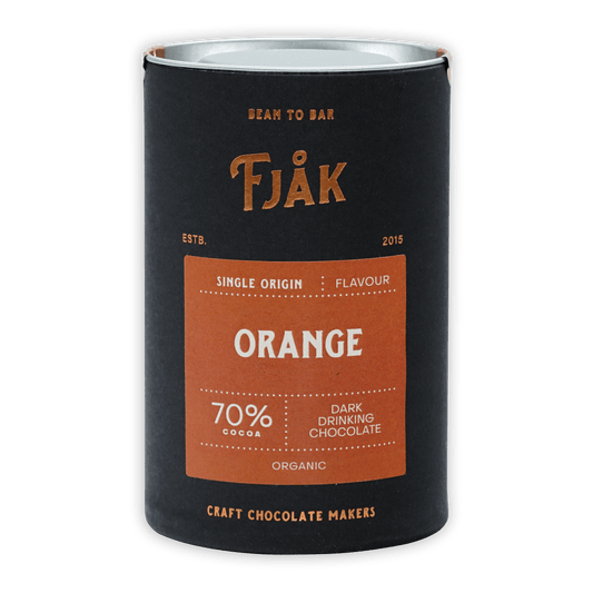 Fjåk Drinking Chocolate Dark Orange 70%