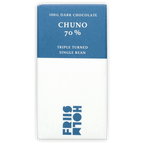 Friis-Holm Dark Chuno Triple Turned 70% 100g chocolate bar wrapper