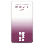 Friis Holm Dark Milk Chocolate Nicaragua 55% 100g bar with purple wrapper