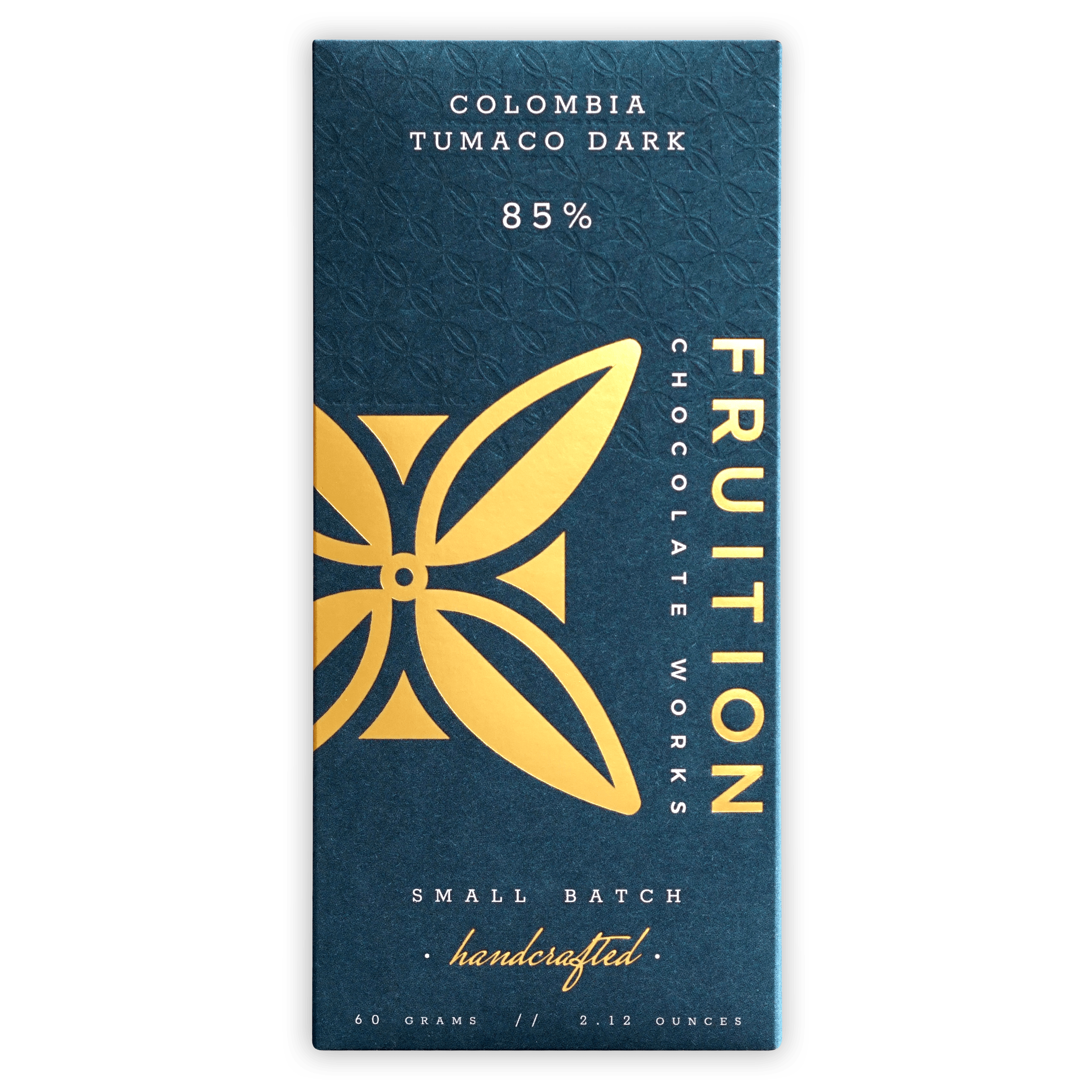 Fruition Colombia Tumaco Dark 85% chocolate bar wrapper