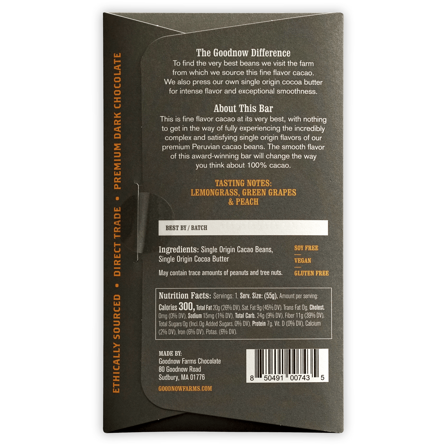 Goodnow Farms 100% Cacao