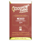 Goodnow Farms Almendra Blanca 77% chocolate bar in red wrapper