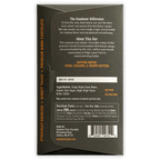 Goodnow Farms Brown Butter 70% dark chocolate bar in matte black wrapper