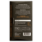 Goodnow Farms Lawleys Rum 77% dark chocolate bar wrapper with gold text